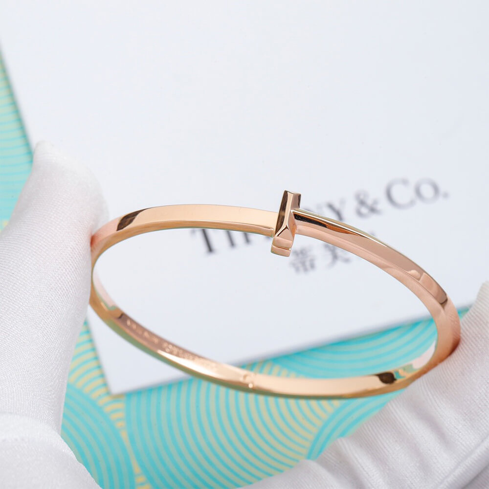 T*f*ny T T1 Narrow Hinged Bangle