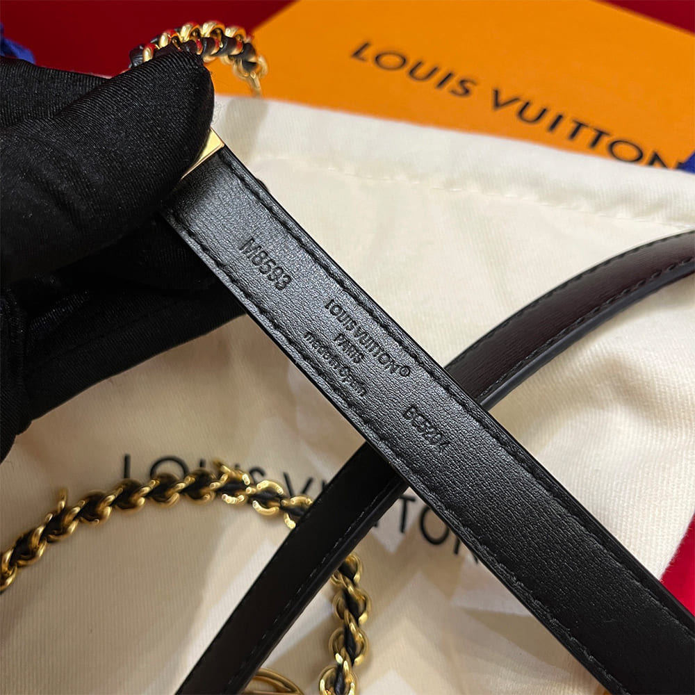 LV Braided Chain 20mm Leather Belt