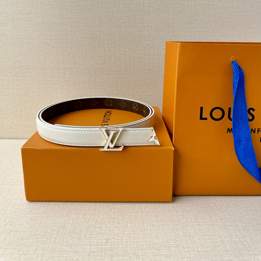 Pretty LV Enamel 20mm reversible belt