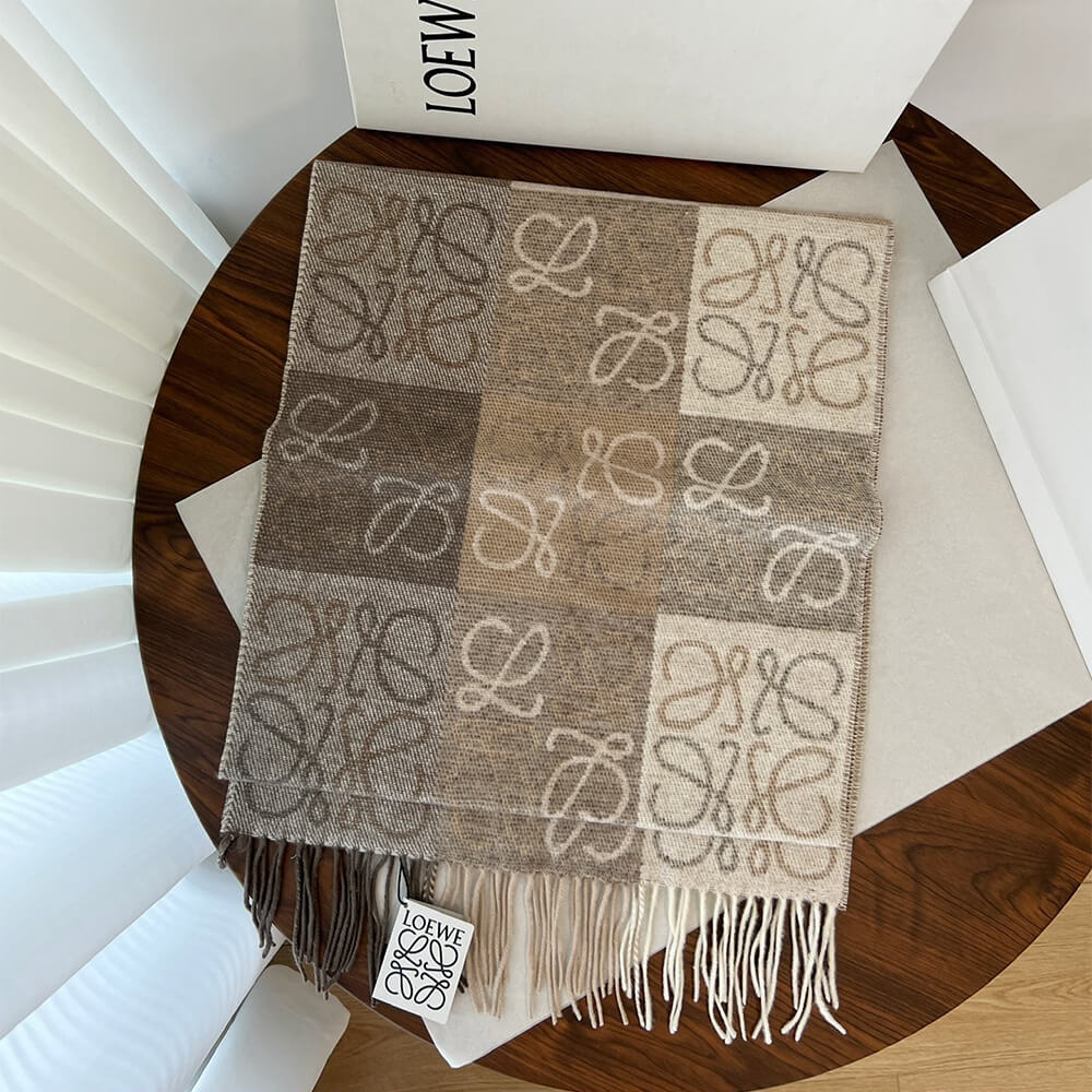 L0ew* Scarf in wool and cashmere