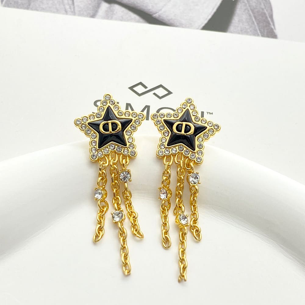 D10r Petit CD Lucky Baroque Earrings
