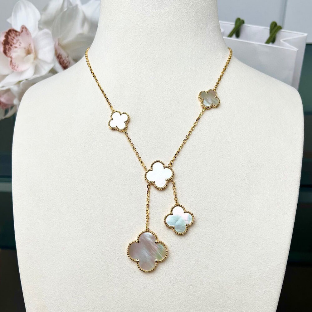 V*n Cl**f & ARPELS Collier Magic Alhambra 6 motifs(HIGH-END GRADE)