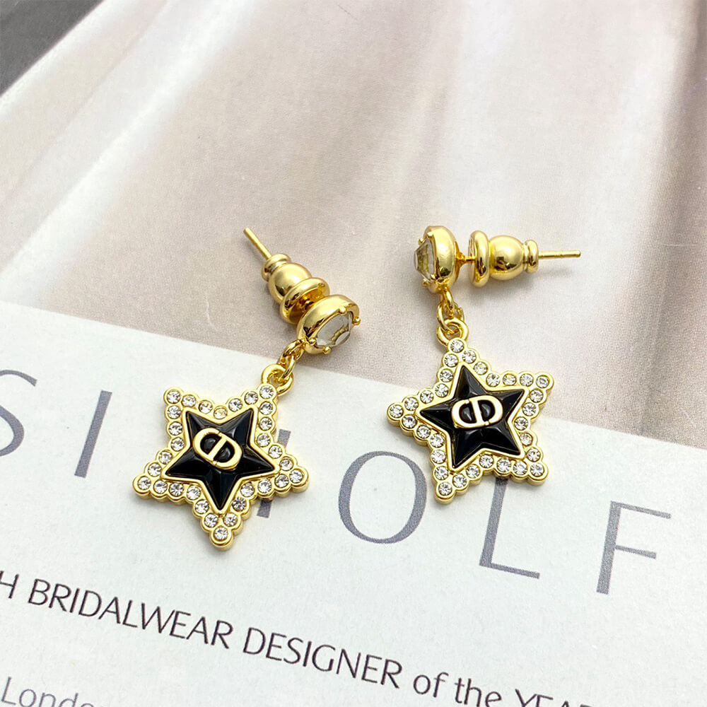 D10r Petit CD Lucky Baroque Earrings