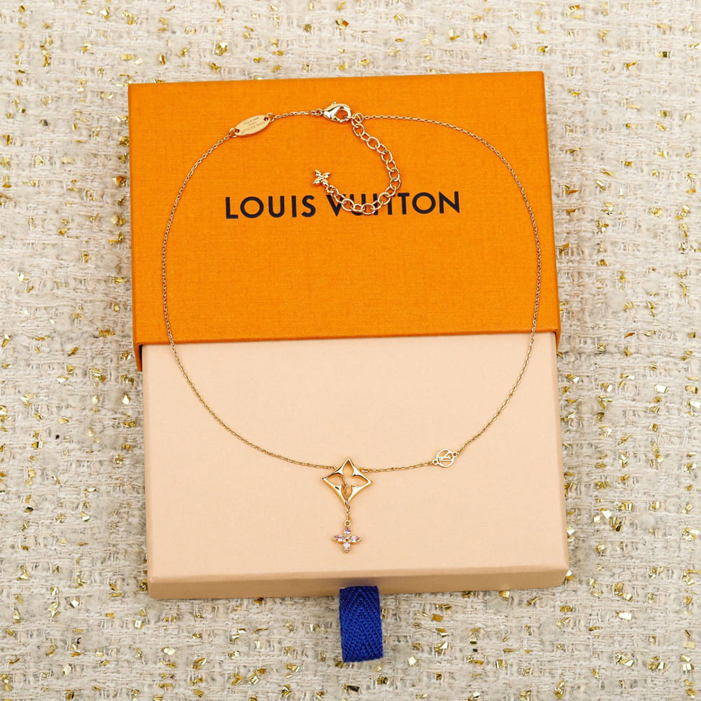 LV Flowergram Strass Necklace