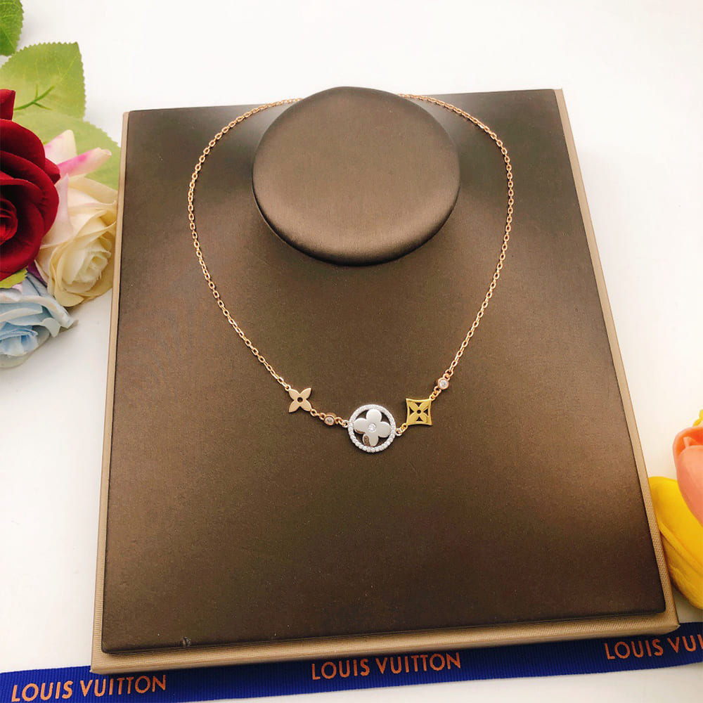 LV D1am0nd Idylle Blossom Necklace