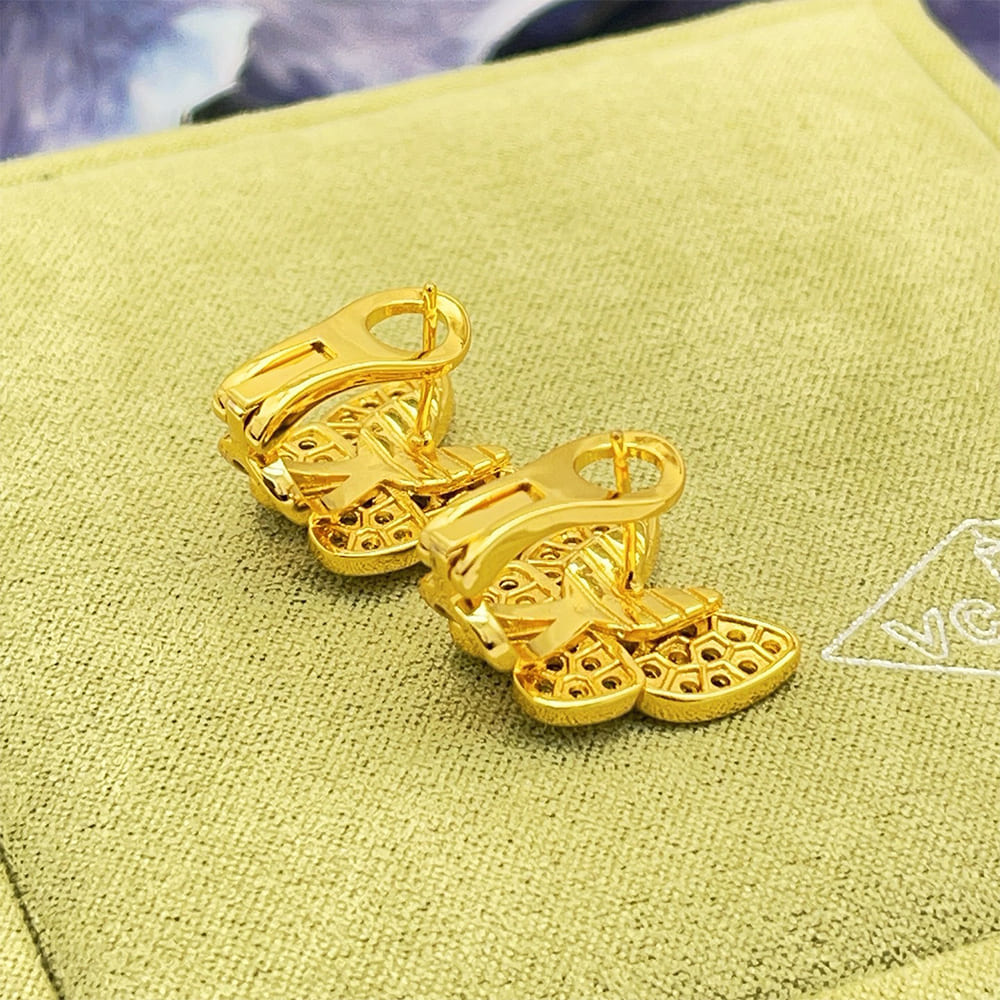 VCA Two Butterfly Earrings