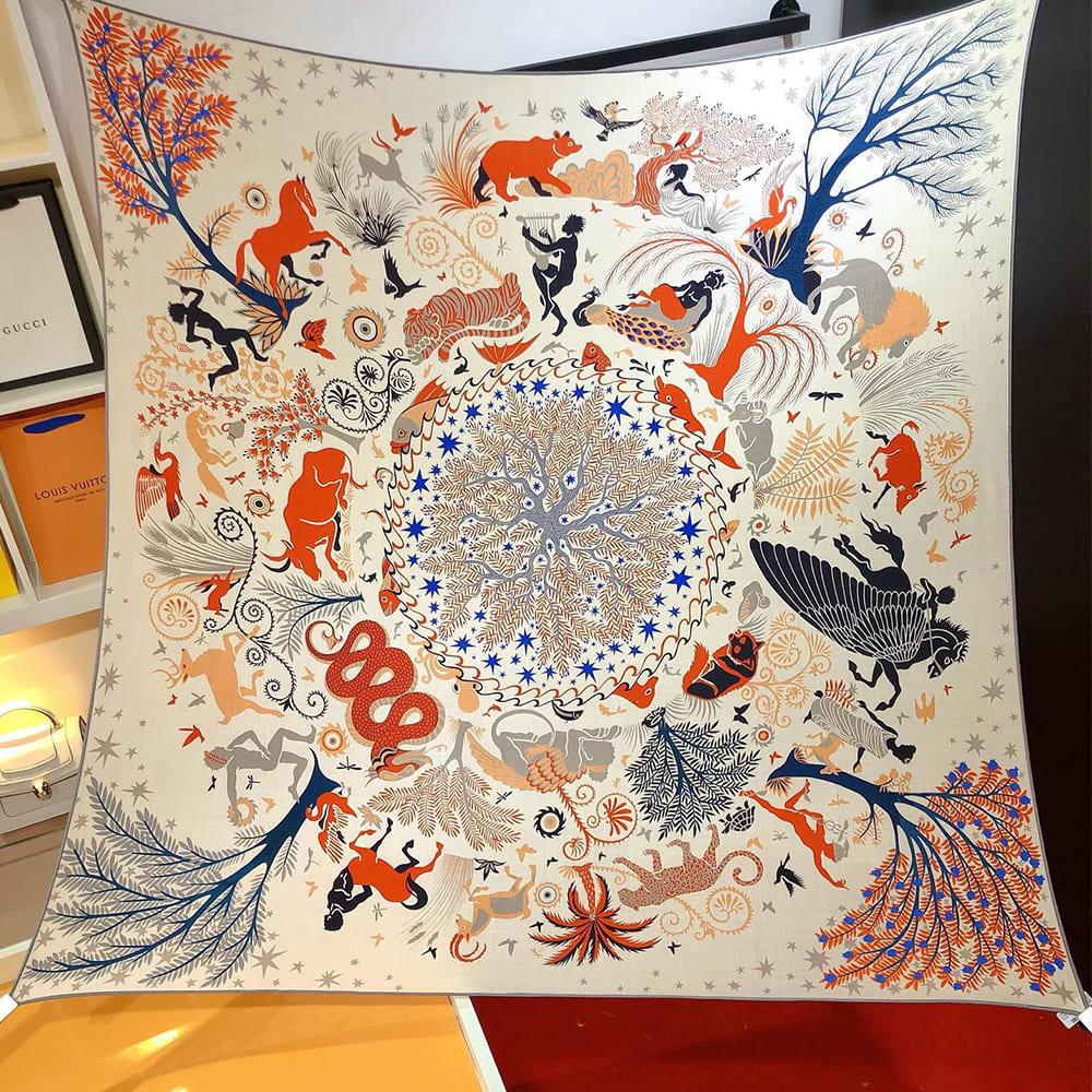 H**me5 Sous le Charme d’Orphee shawl 140