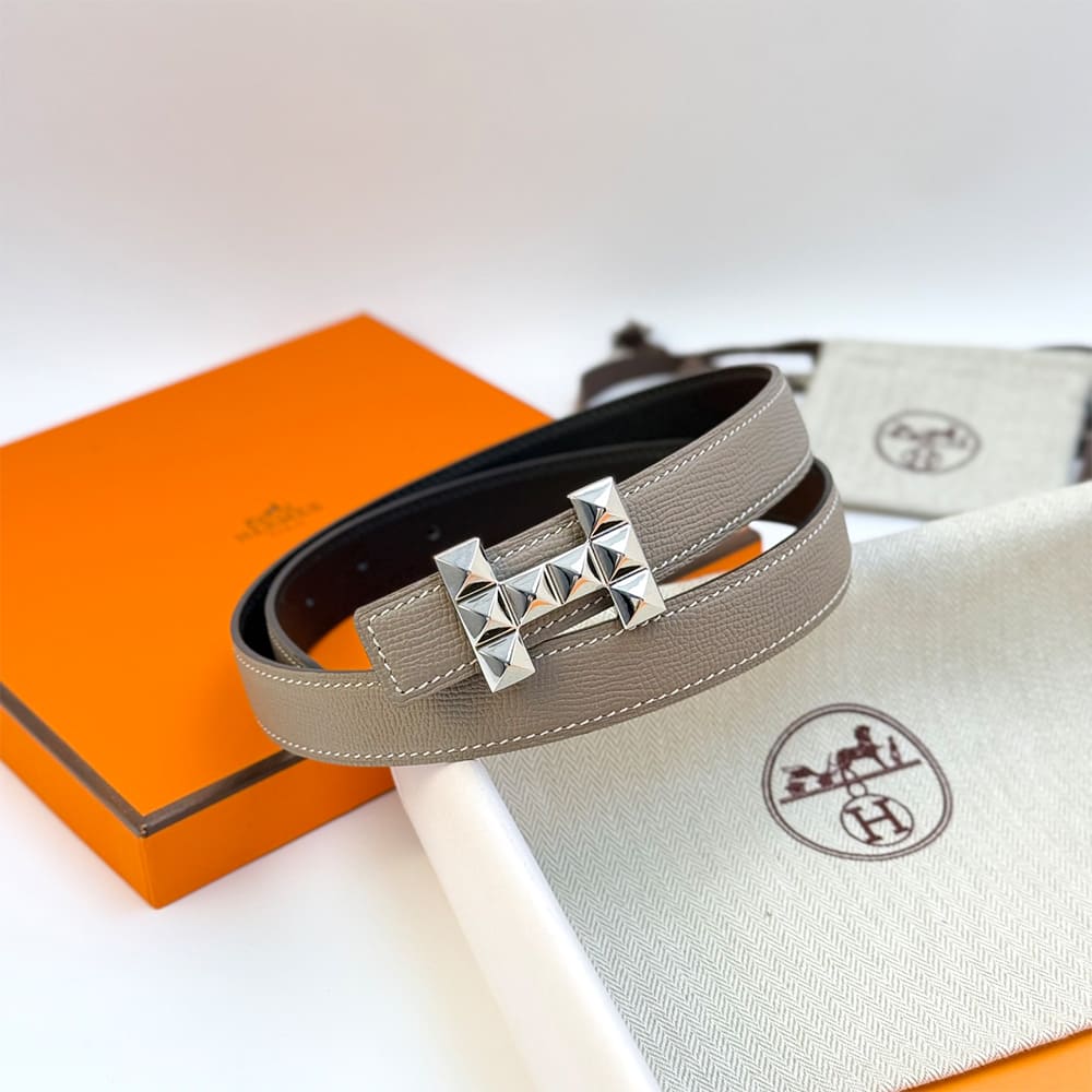 H**me5 H Infini belt buckle & Reversible leather strap 24 mm