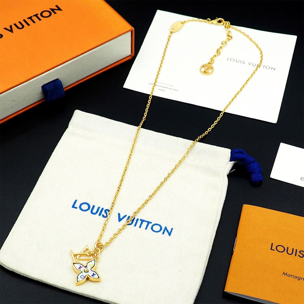 LV x TM Monogram Multicolor Necklace