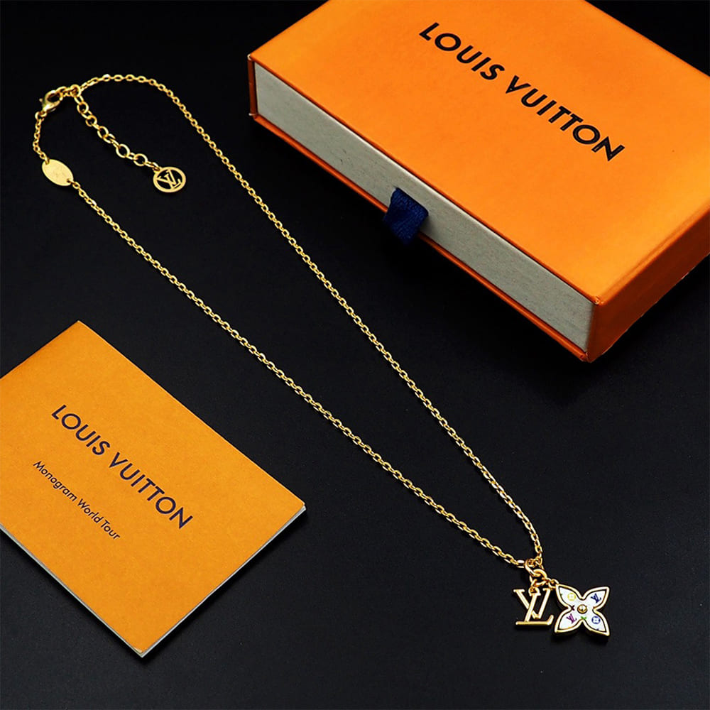 LV x TM Monogram Multicolor Necklace