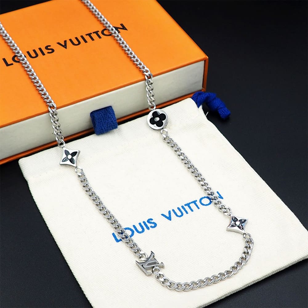 LV Spike Charms Necklace
