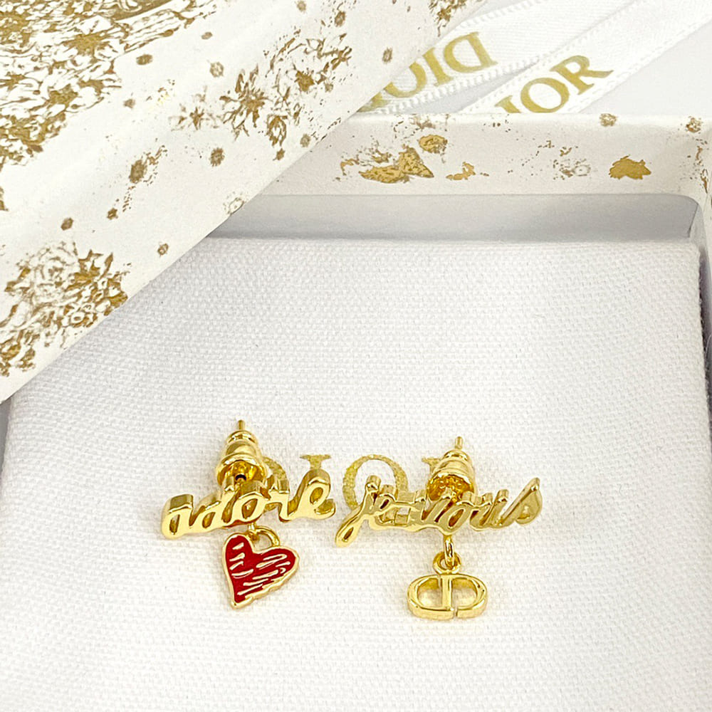 D10r D10rAMOUR JE VOUS ADORE EARRINGS