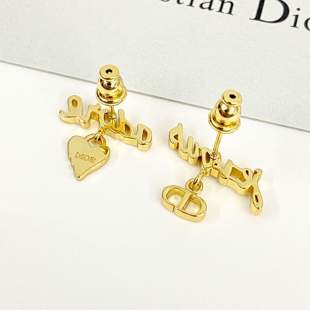 D10r D10rAMOUR JE VOUS ADORE EARRINGS