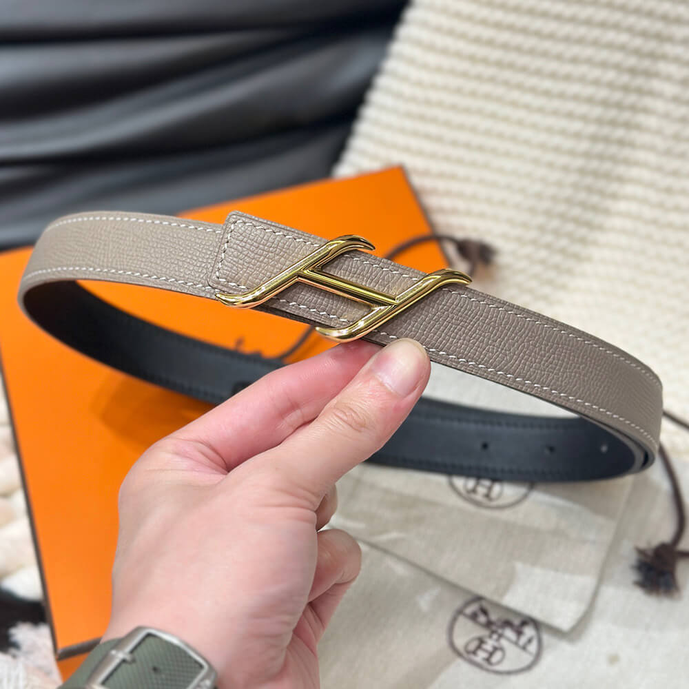 H**me5 HDN BELT BUCKLE & REVERSIBLE LEATHER STRAP 24MM