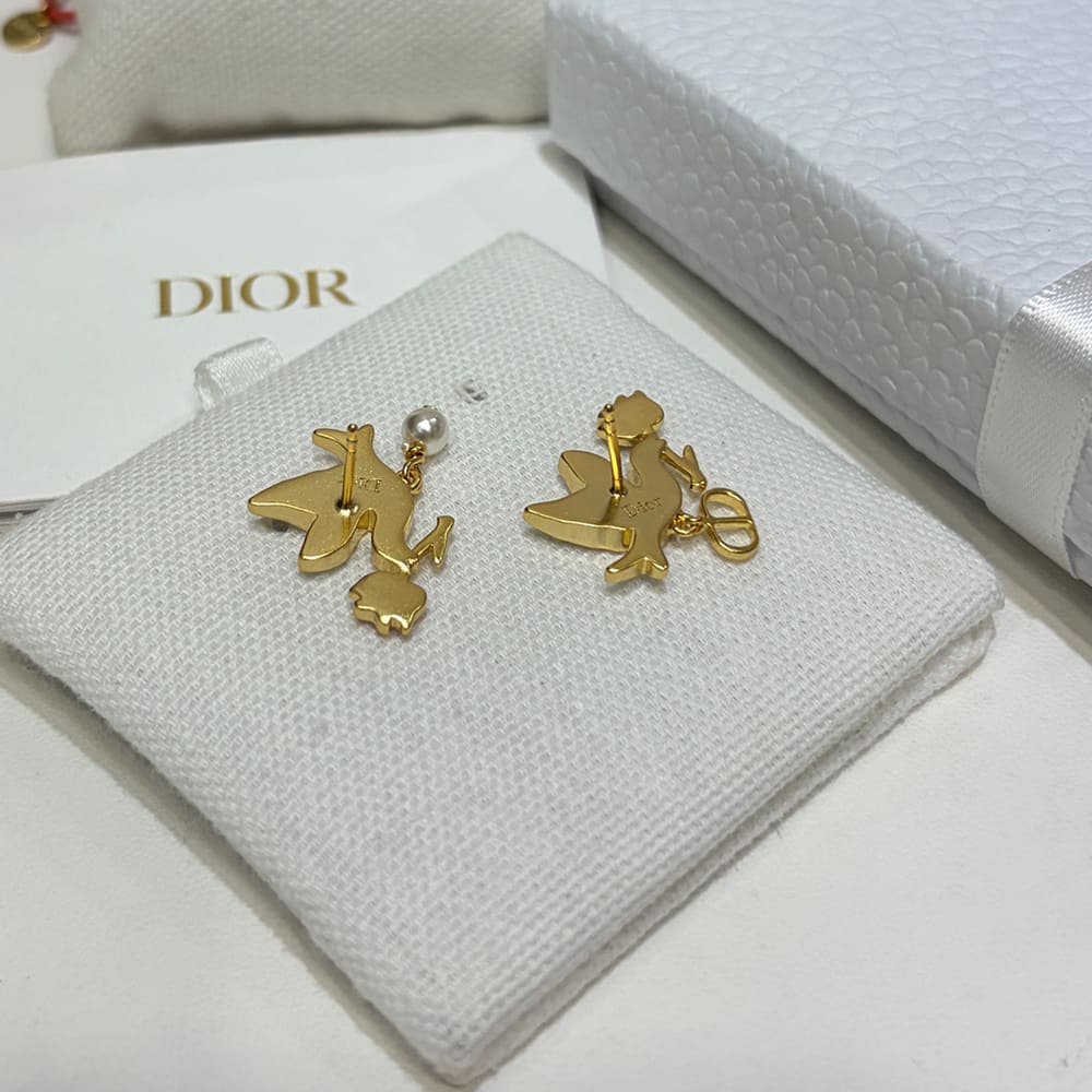 D10r Boucles d’oreilles Doves & Roses D10ramour