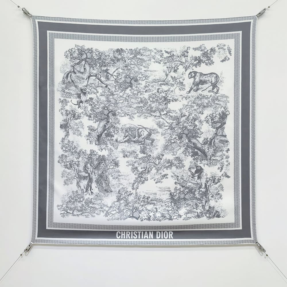 D10r Toile de Jouy Sauvage 90 Square Scarf