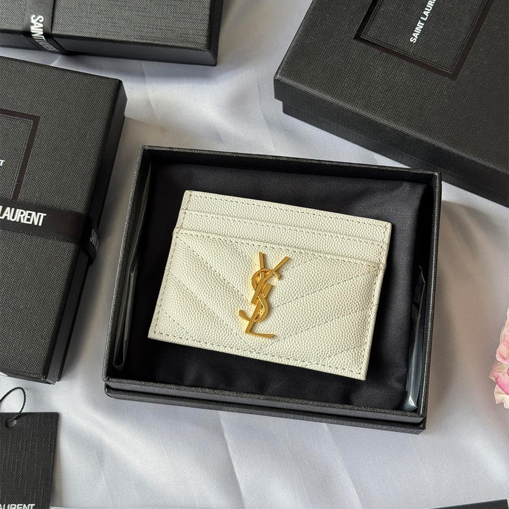 CASSANDRE MATELASS?? card case in grain de poudre leather(HIGH-END GRADE)