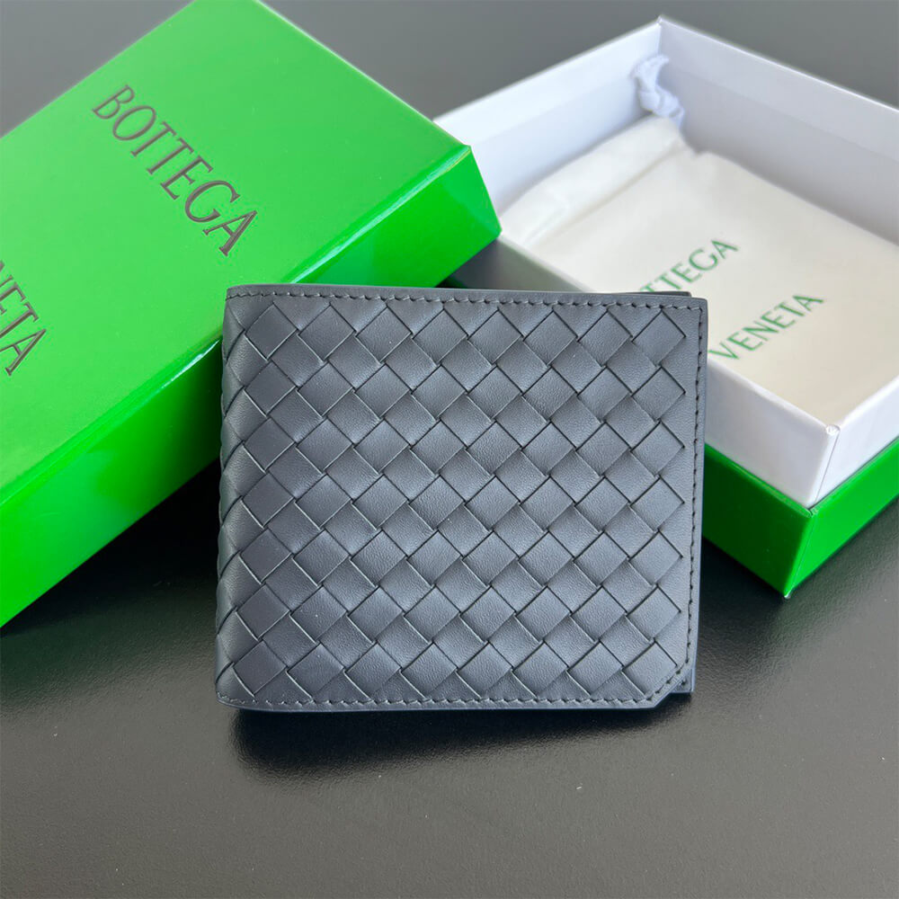 Intrecciato Piccolo Bi-Fold Wallet(HIGH-END GRADE)