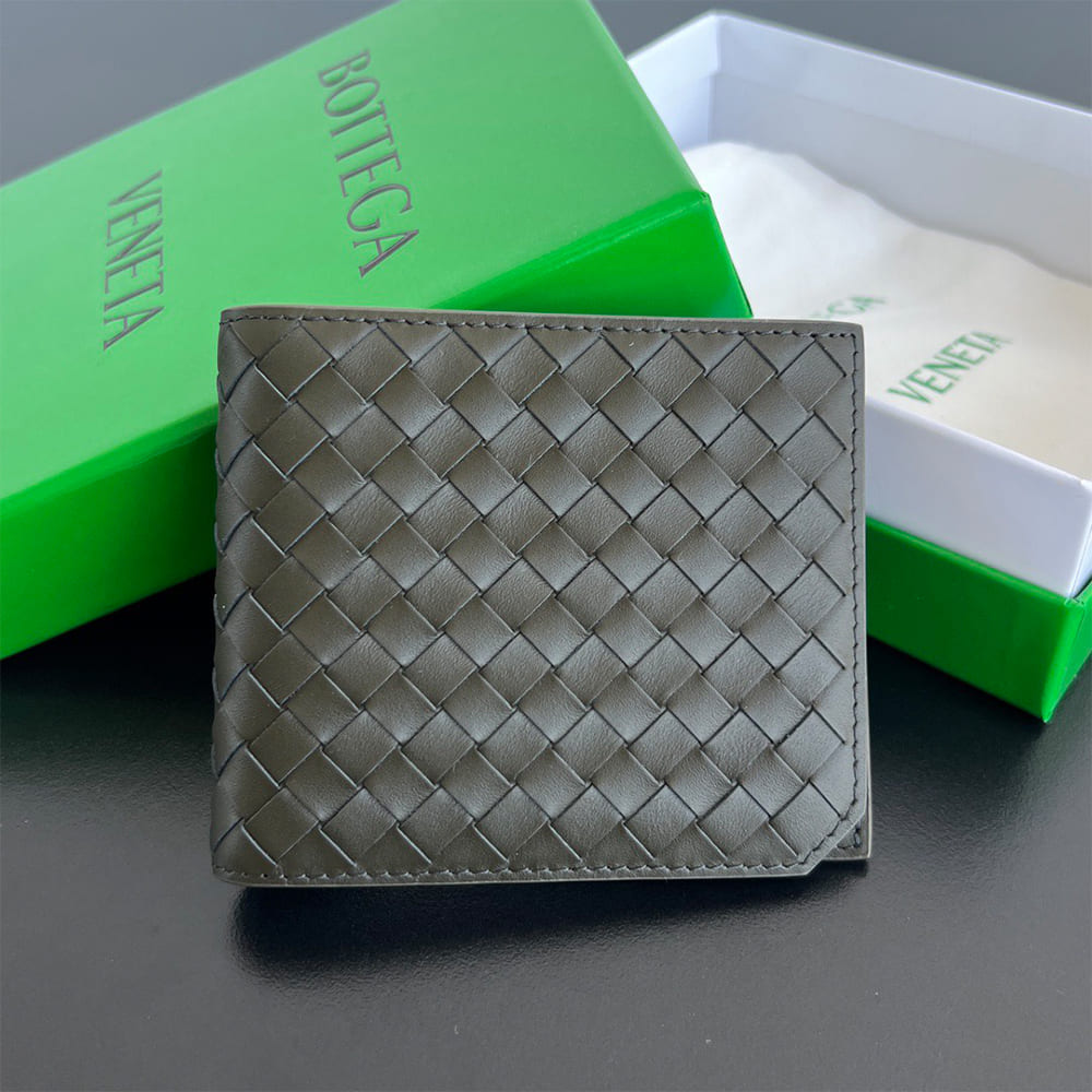 Intrecciato Piccolo Bi-Fold Wallet(HIGH-END GRADE)