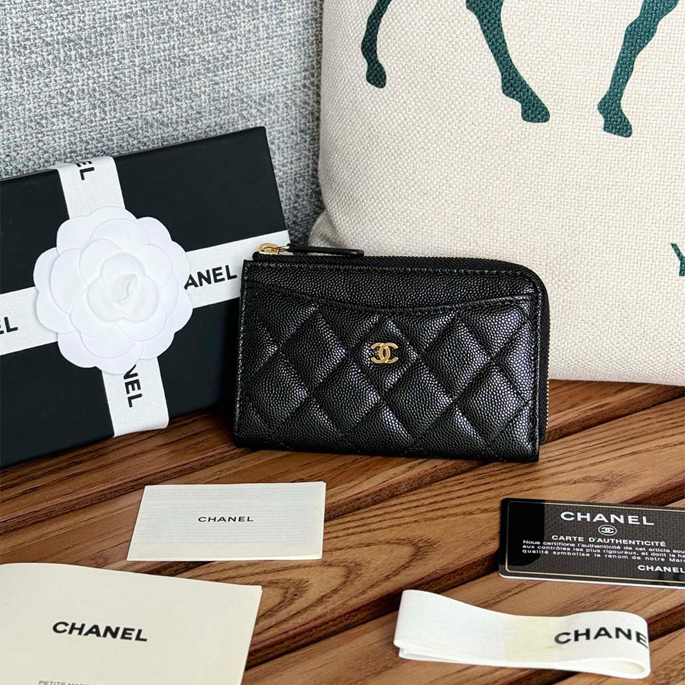 Classic Zipped Card Holder(HIGH-END GRADE)