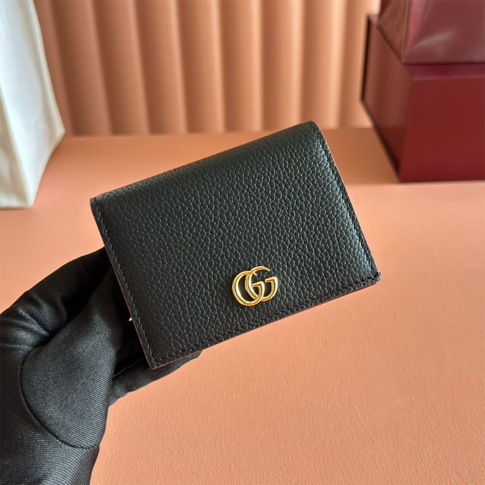 Bi-color GG Marmont small wallet(HIGH-END GRADE)