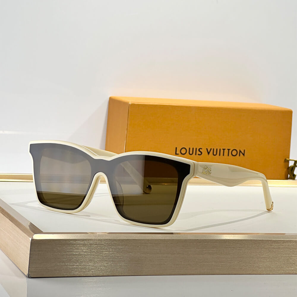 LV Script Square Sunglasses