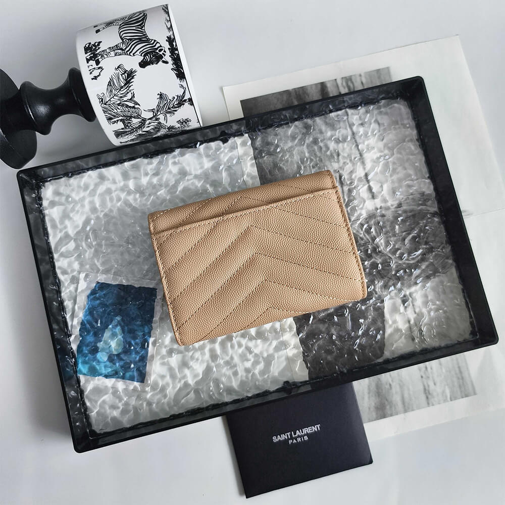 CASSANDRE MATELASS?? SMALL ENVELOPE WALLET IN GRAIN DE POUDRE LEATHER(HIGH-END GRADE)