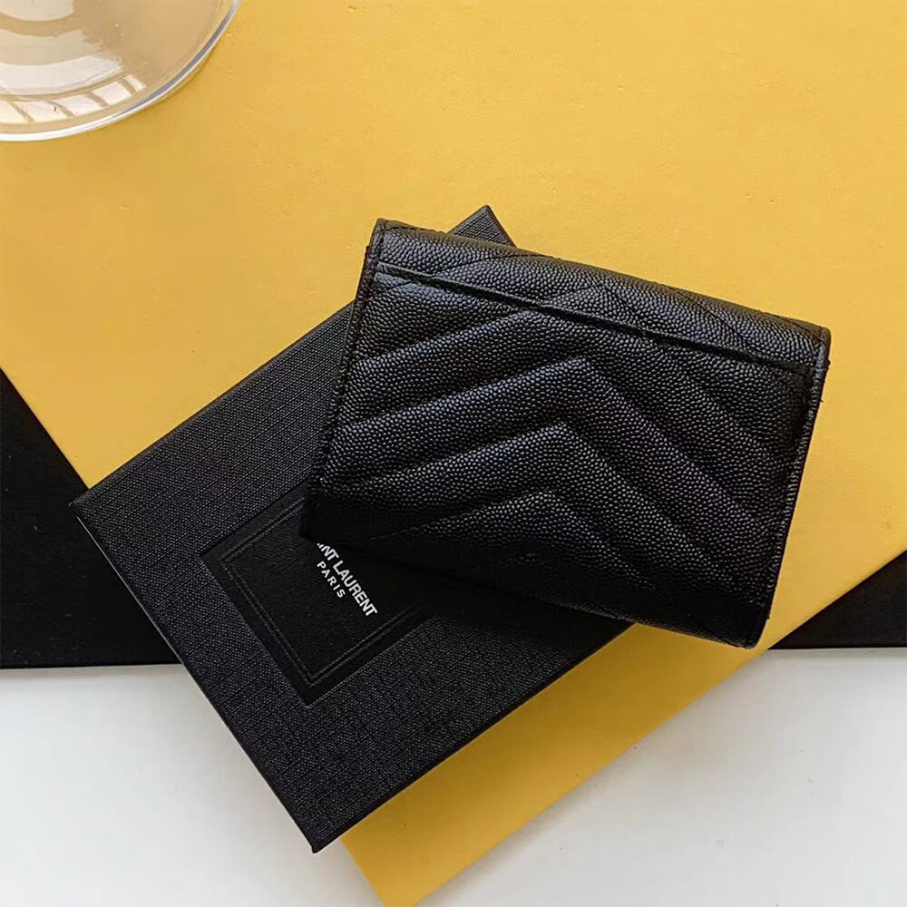 CASSANDRE MATELASS?? SMALL ENVELOPE WALLET IN GRAIN DE POUDRE LEATHER(HIGH-END GRADE)