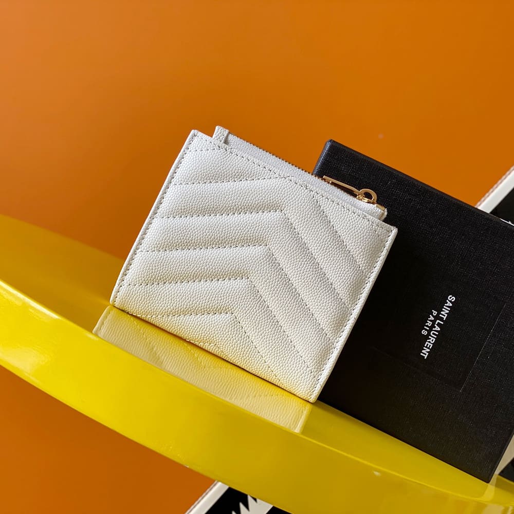 CASSANDRE MATELASS?? bi-fold wallet in grain de poudre leather(HIGH-END GRADE)