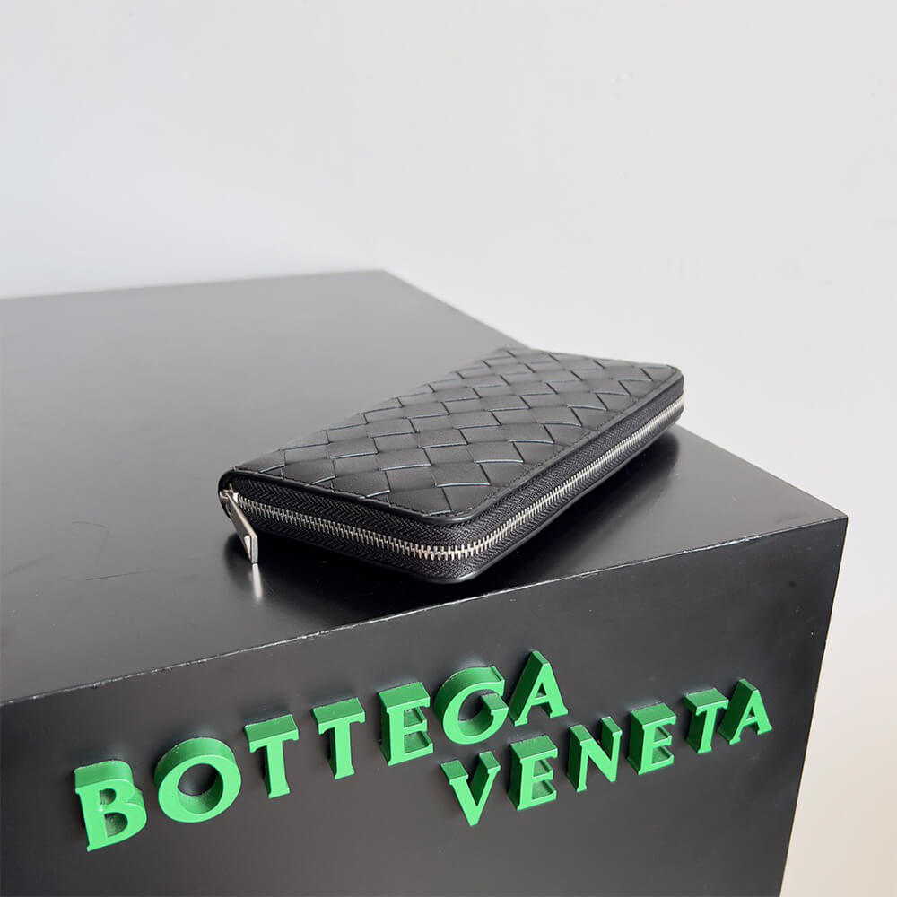Intrecciato Zip Around Wallet(HIGH-END GRADE)
