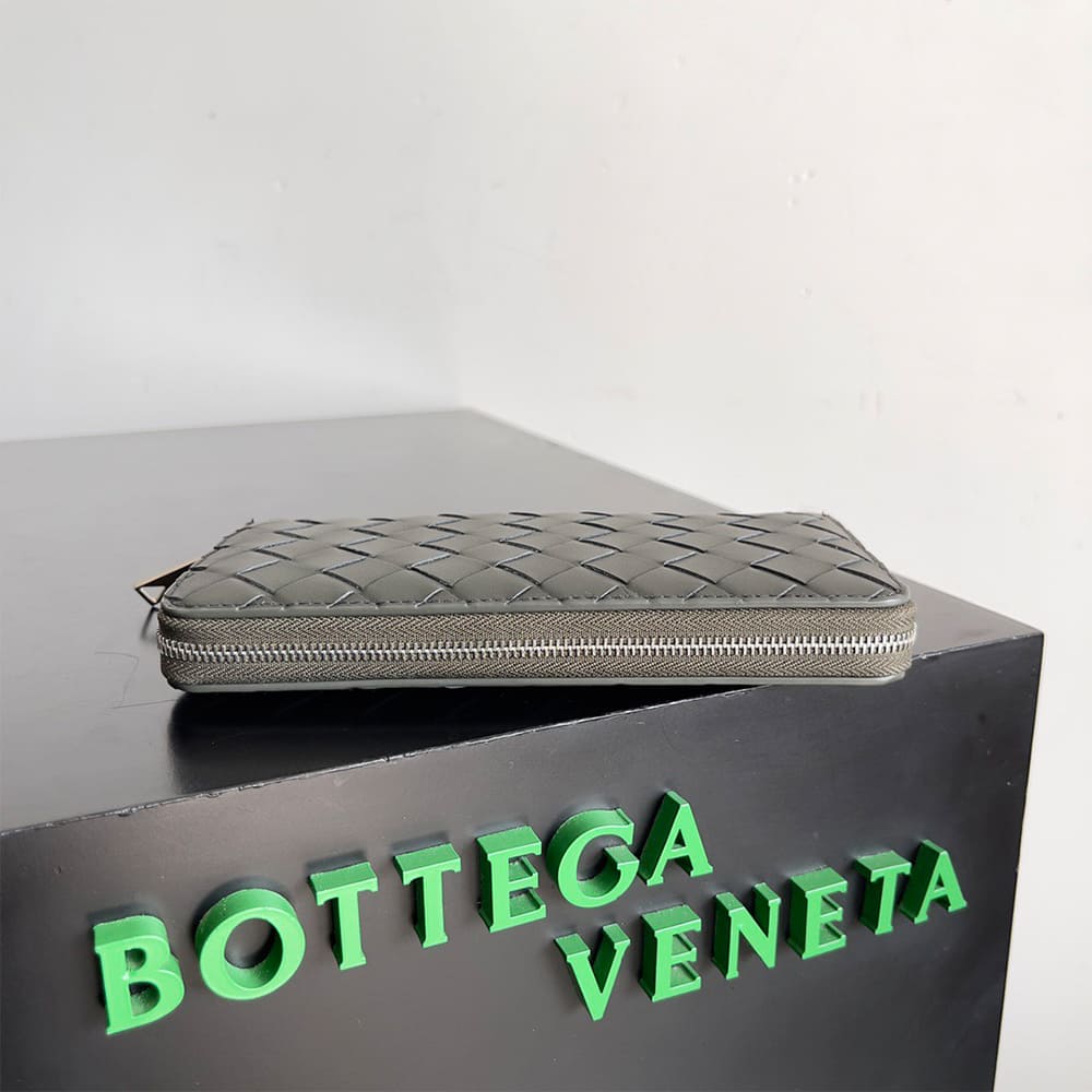 Intrecciato Zip Around Wallet(HIGH-END GRADE)