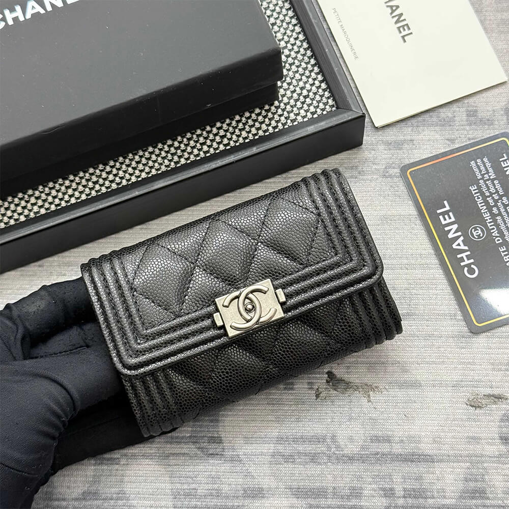 BOY Ch**el Flap Card Holder(HIGH-END GRADE)