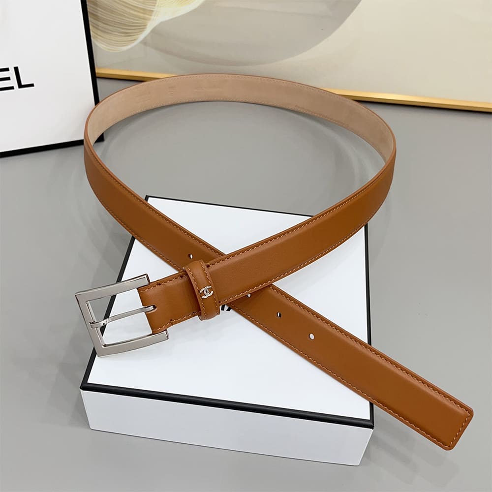 Ch**el Leather belt 30 mm