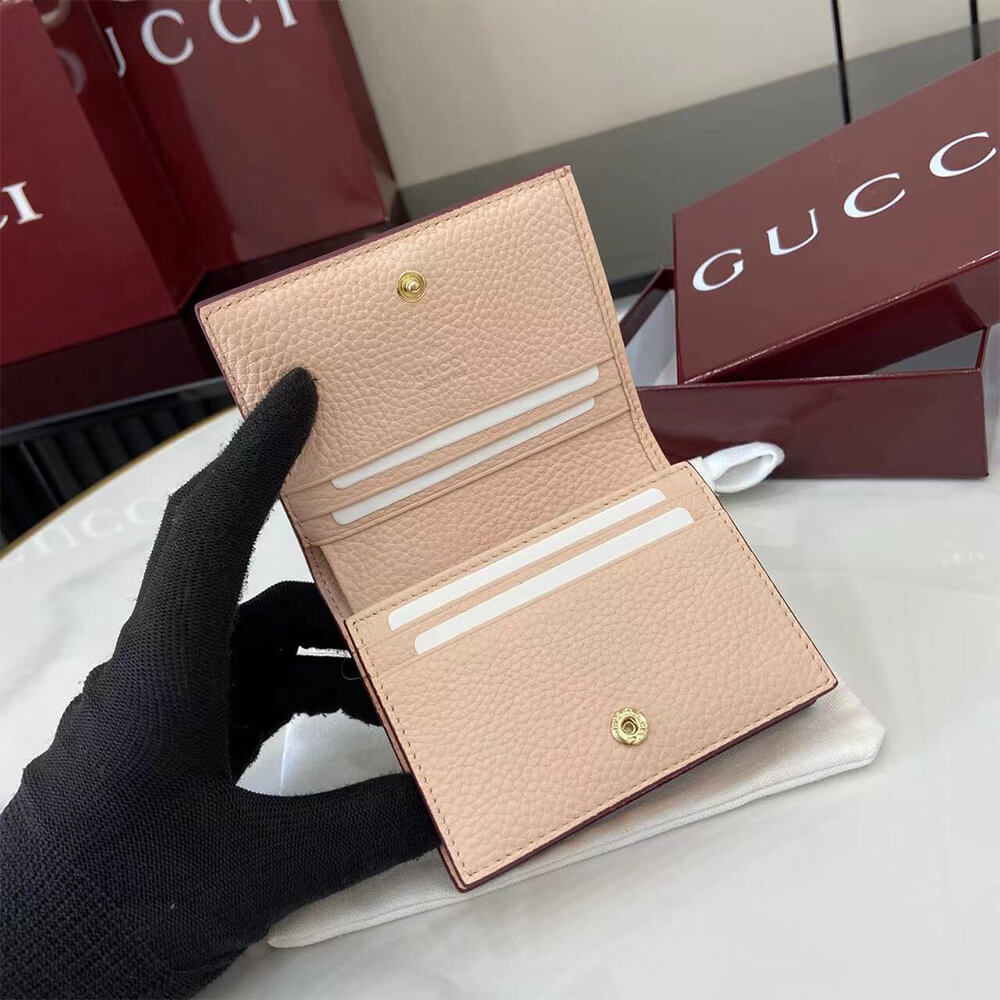 Bi-color GG Marmont small wallet(HIGH-END GRADE)