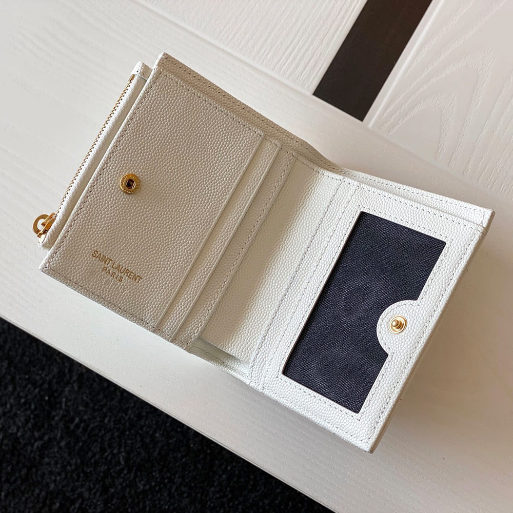 CASSANDRE MATELASS?? bi-fold wallet in grain de poudre leather(HIGH-END GRADE)