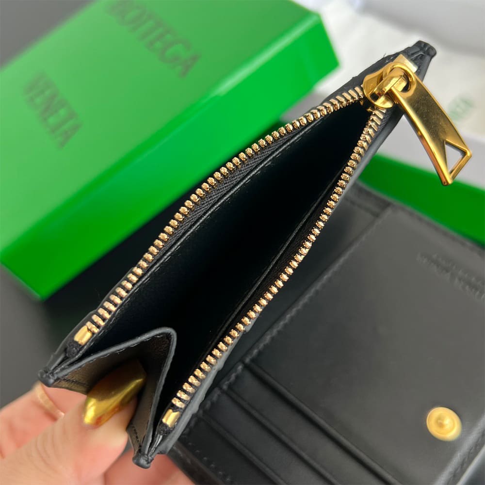 Intrecciato Small Bi-Fold Wallet(HIGH-END GRADE)