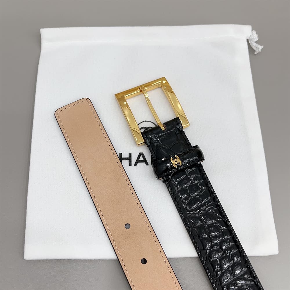 Ch**el Leather belt 30 mm