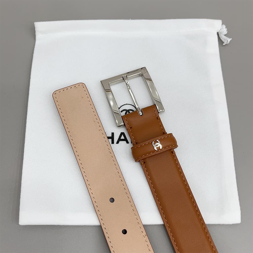 Ch**el Leather belt 30 mm