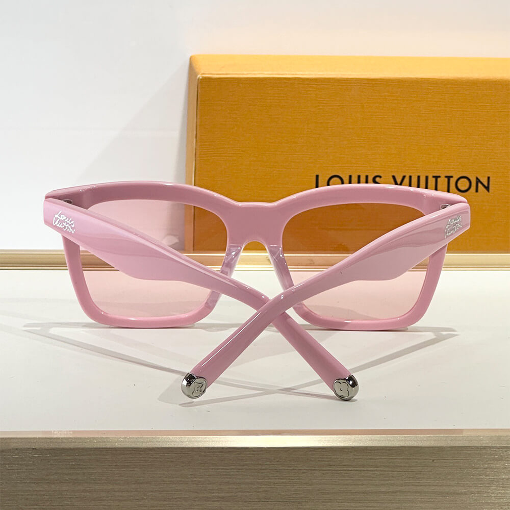LV Script Square Sunglasses