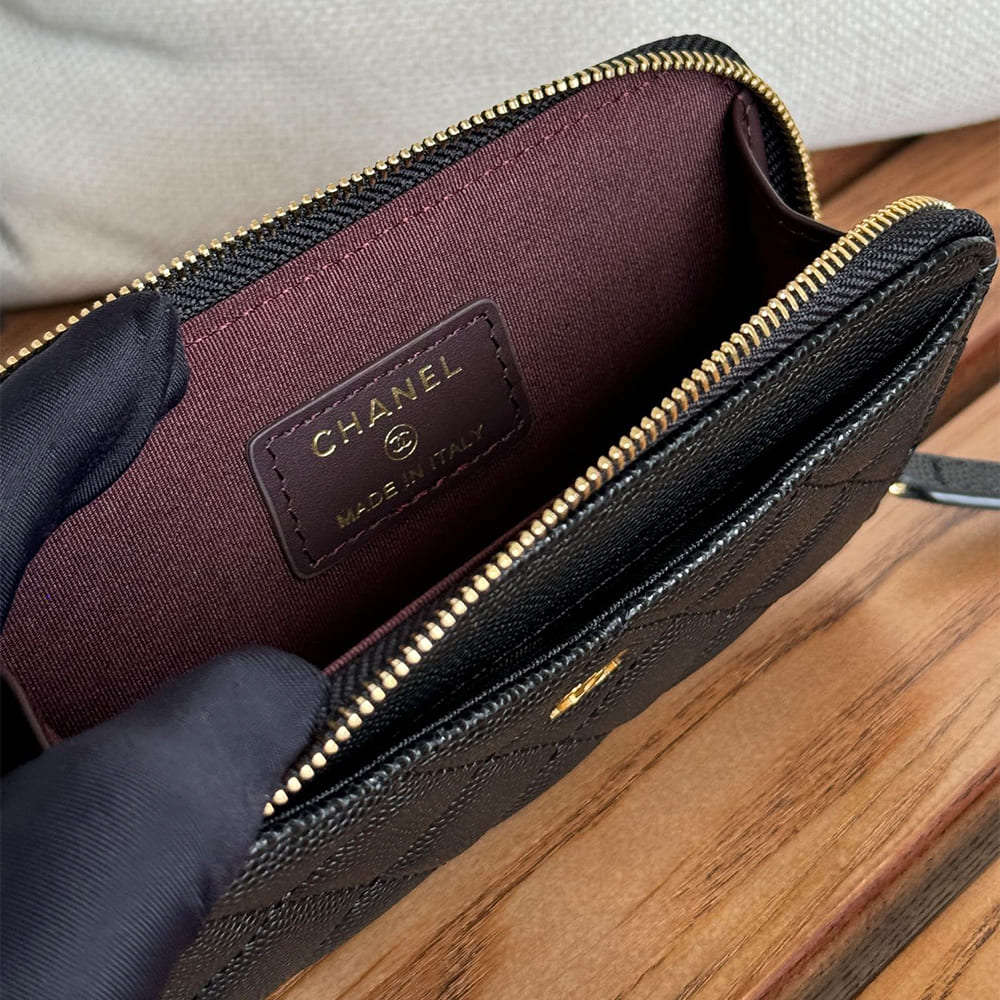 Classic Zipped Card Holder(HIGH-END GRADE)