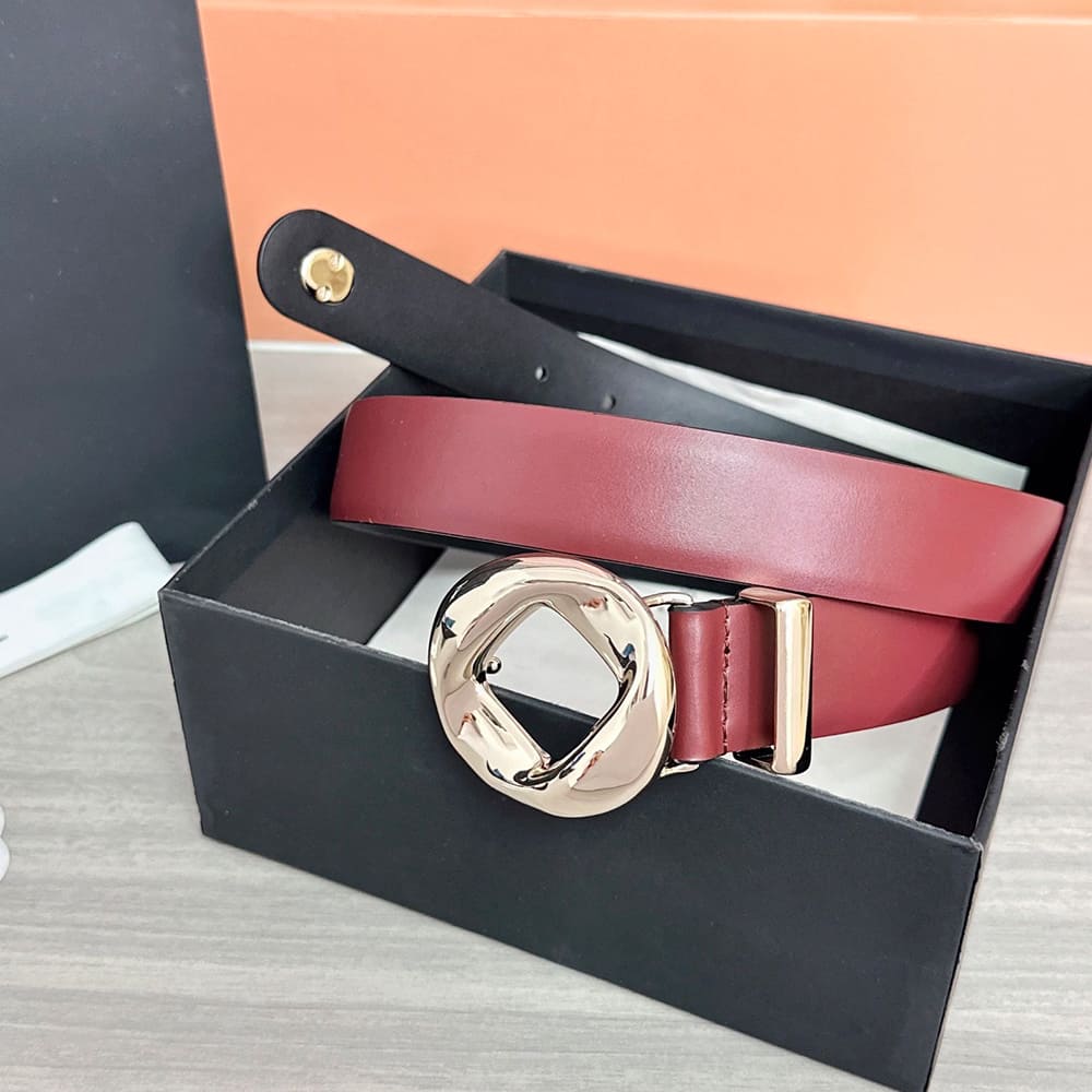 Ch**el Leather belt 30 mm