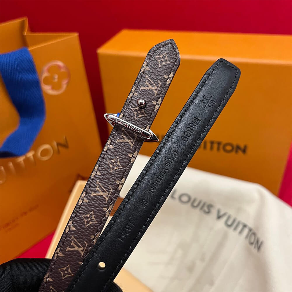 LV Mini Flowergram 15mm Reversible Belt