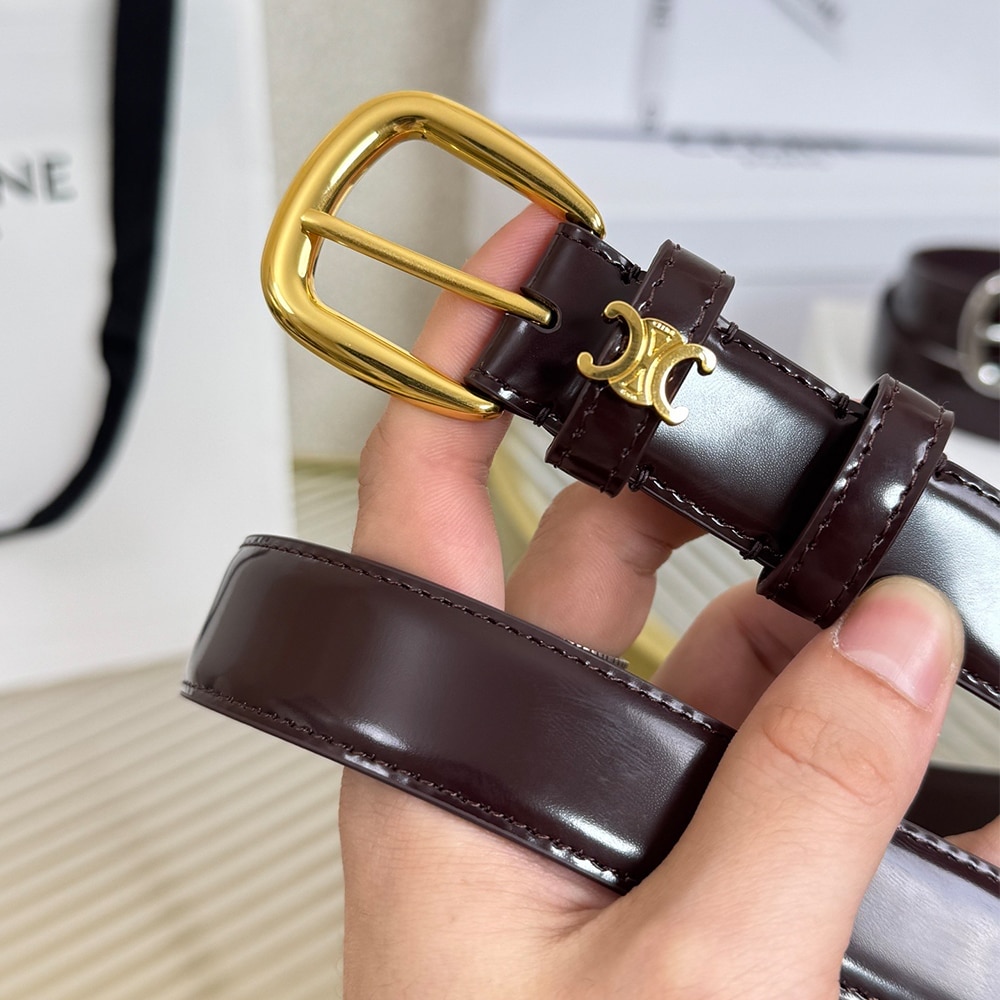 ce1i*e u1u1enne belt 25mm in taurillon leather