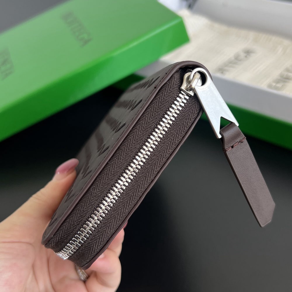 B0tt*ga Ven*ta Intrecciato Piccolo Zip Around Wallet(HIGH-END GRADE)