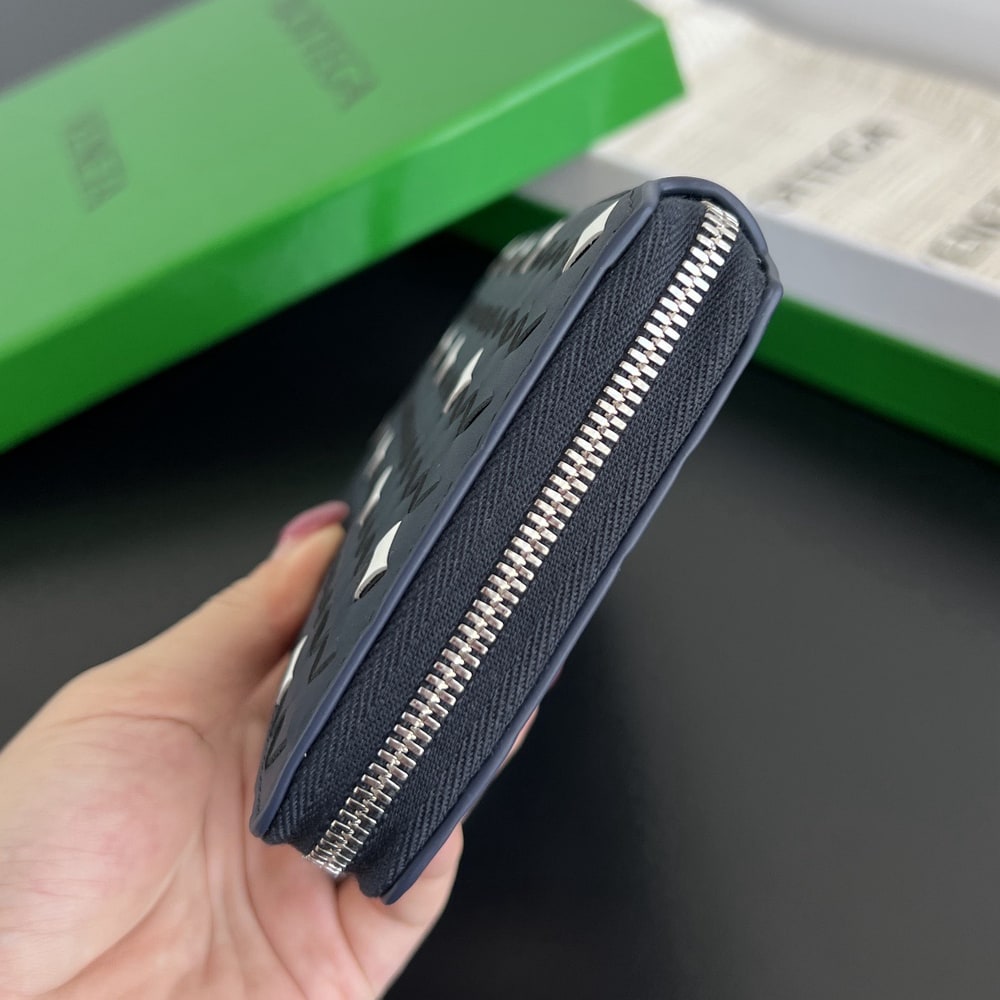 B0tt*ga Ven*ta Intrecciato Piccolo Zip Around Wallet(HIGH-END GRADE)