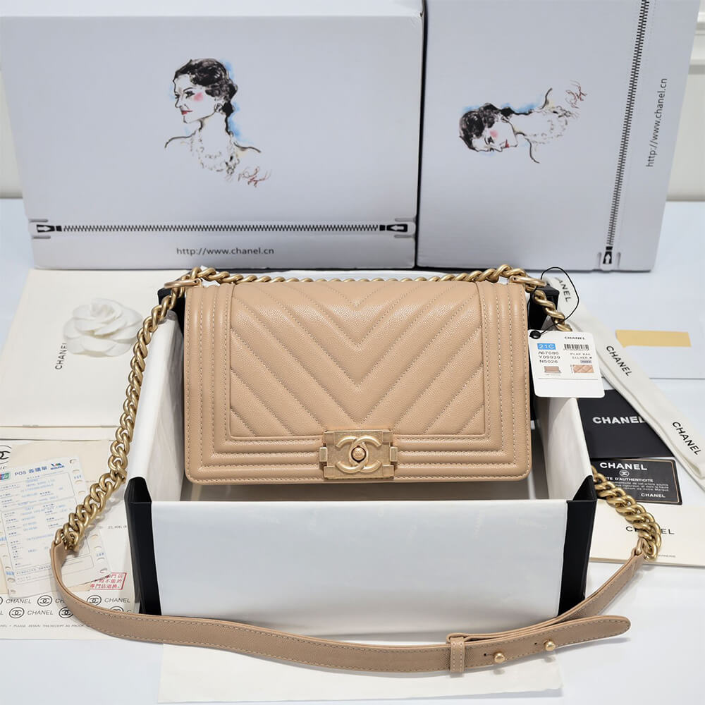 Chevron Boy Ch**el Handbag