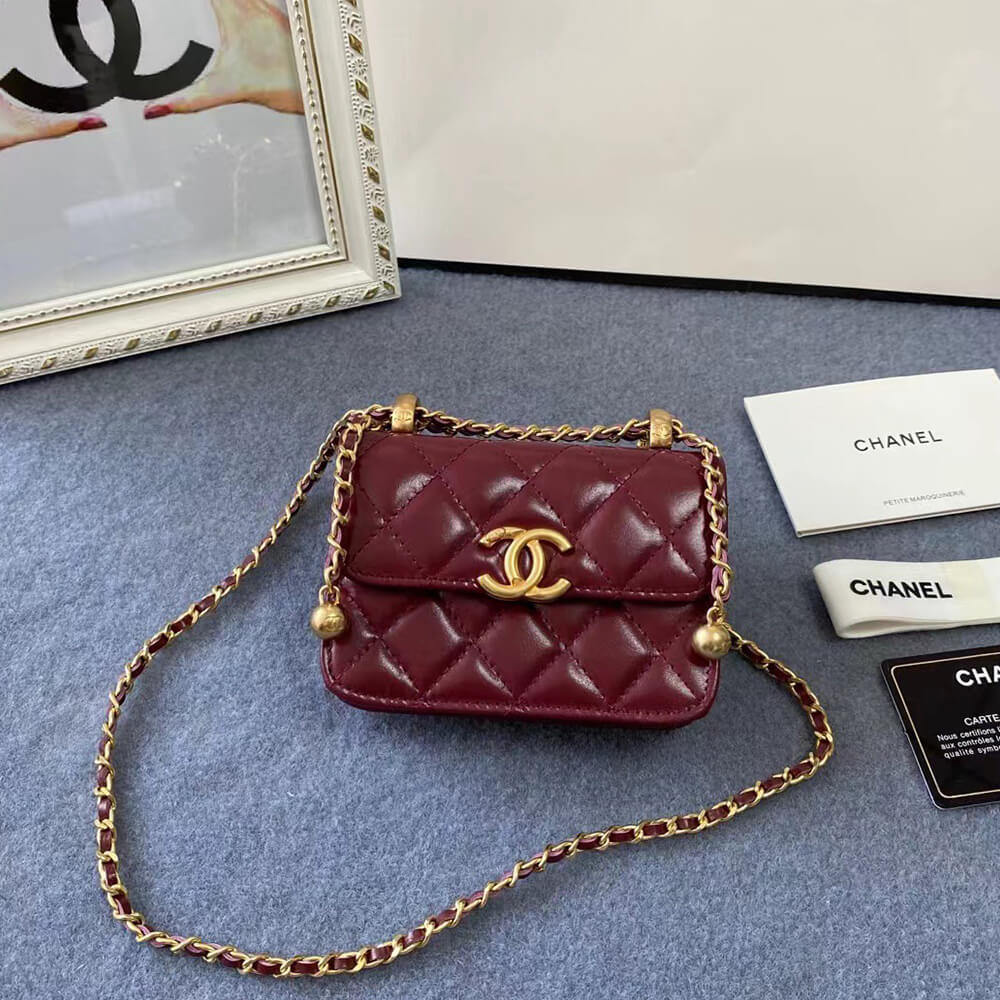 Ch**el Mini Clutch with Chain(high-end grade)