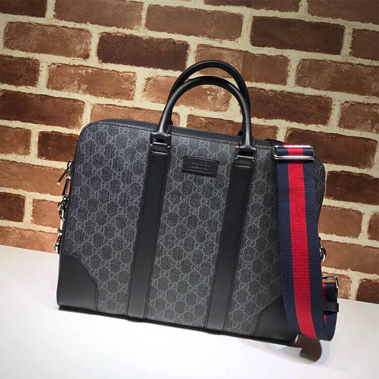 Gvc*1 GG Black Briefcase