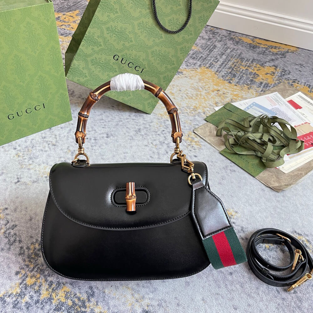 Gvc*1 BAMBOO 1947 JUMBO GG SMALL TOP HANDLE BAG
