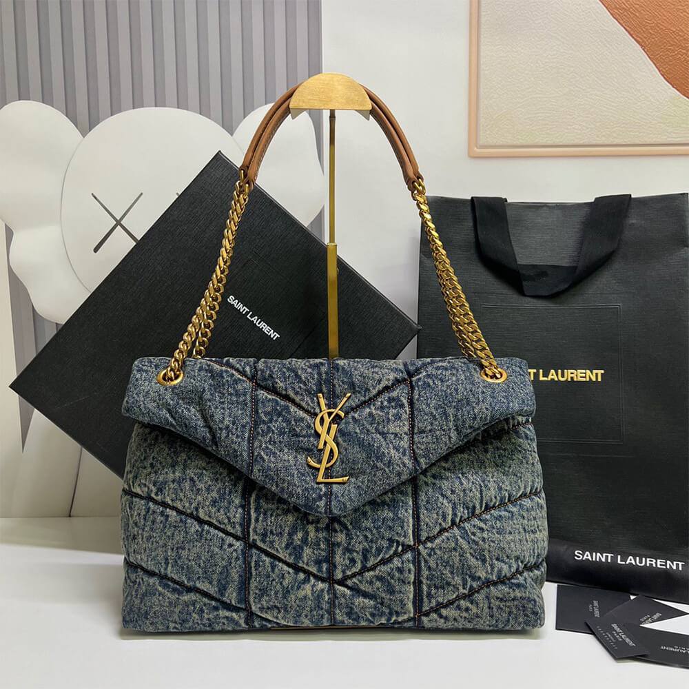 y51 puffer medium in suede and De*1m